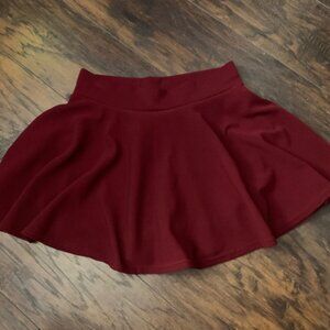 Wine Red skort.